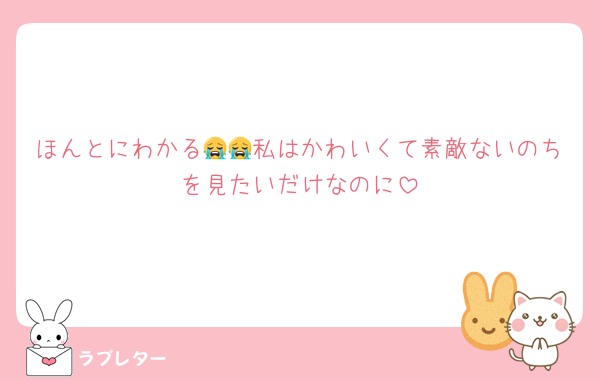 ほんとにわかる😭😭私はかわいくて素敵ないのちを見たいだけなのに